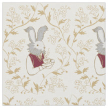 Tissu de coutume de lapin de temps de thé