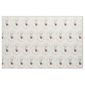 Tissu de coutume de lapin de temps de thé (Fat Quarter)