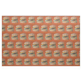 Tissu de coutume d'illustration d'hamburger (Fat Quarter)