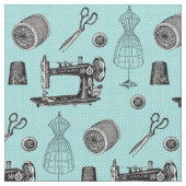 Tissu de couture d'Aqua de cru (Fermer)
