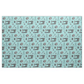 Tissu de couture d'Aqua de cru (Fat Quarter)