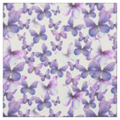 Tissu de couture papillons violets (Échantillon)