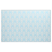 tissu de crâne victorien bleu (Fat Quarter)