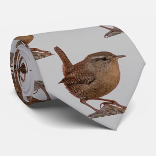 Tissu de cravate avec un troglodyte