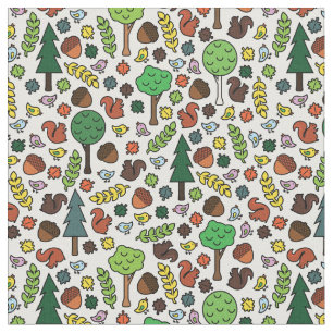Tissu de créatures de région boisée