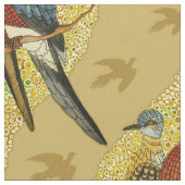 Tissu de cru de couples d'oiseaux (Fermer)