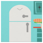 Tissu de cuisine rétro (Fermer)