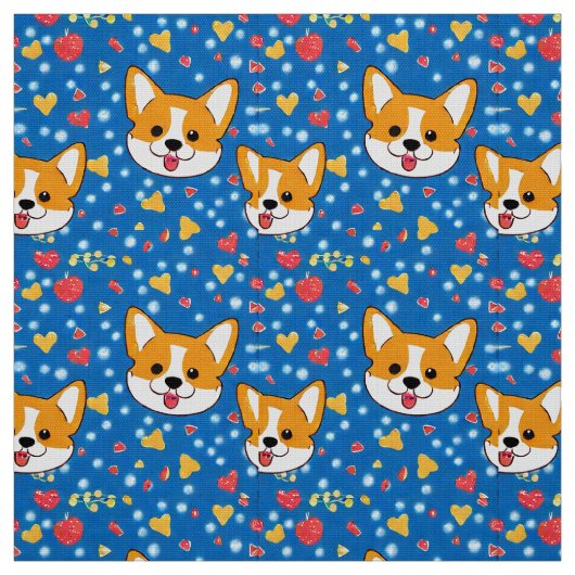 tissu de cutesse de corgi (Échantillon)