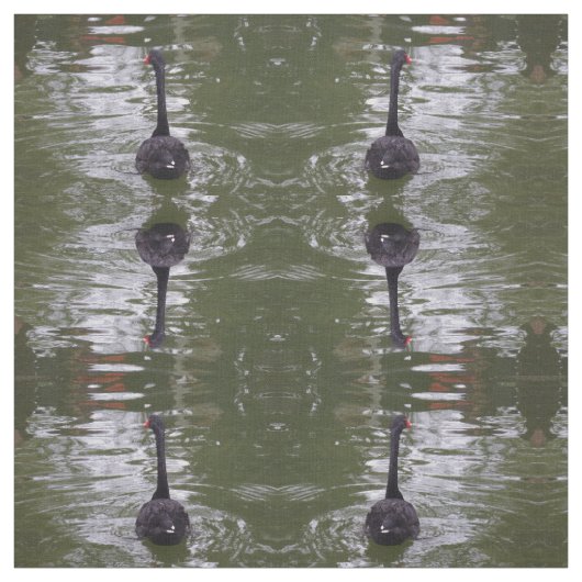 Tissu de cygne noir (Échantillon)