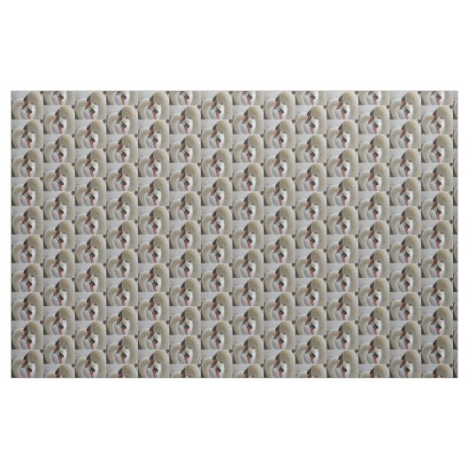 Tissu de cygnes blancs (Yard)