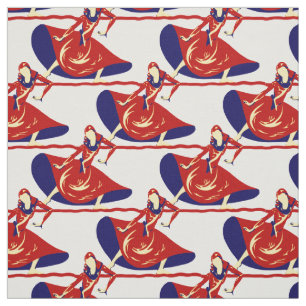 Tissu de danseuse de femme
