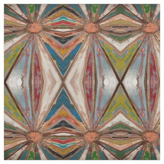 Tissu de décorateur graphique Boho rustique (Échantillon)