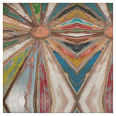 Tissu de décorateur graphique Boho rustique (Détail)