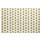 Tissu de dessin animé de fleur de cactus avec visa (Yard)