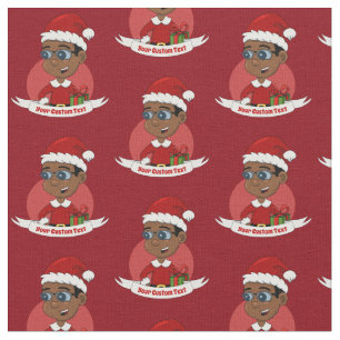 Tissu de dessin animé de Noël