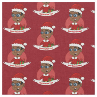 Tissu de dessin animé de Noël