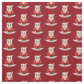 Tissu de dessin animé de Noël (Échantillon)