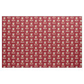 Tissu de dessin animé de Noël (Fat Quarter)
