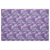 Tissu de dessin chrysanthemum violet vert (Fat Quarter)