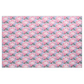 Tissu de dessin de stylo d'illustration de fleur (Yard)