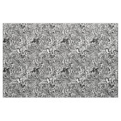 Tissu de déversement d'huile psychédélique noir et (Fat Quarter)