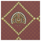 Tissu de dinde d'automne (Fermer)