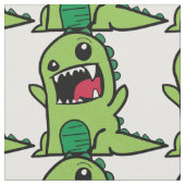 Tissu de dinosaure vert (Fermer)