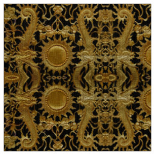 tissu de dragon doré