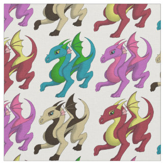 Tissu de dragons d'enfants