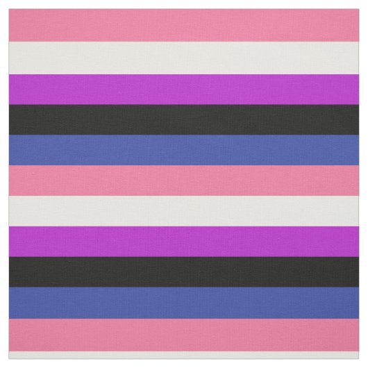 Tissu de drapeau de Genderfluide (Échantillon)