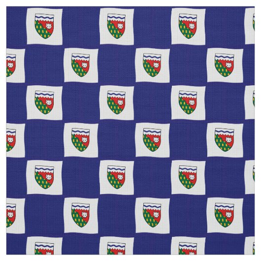 Tissu de drapeau des T.N.-O. (Échantillon)