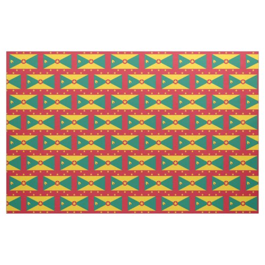 Tissu de drapeau du Grenada (Fat Quarter)