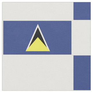 Tissu de drapeau du St Lucia
