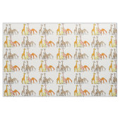 Tissu de famille de girafe (Yard)