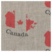 Tissu de feuille d'érable canadien - Design d'auto (Fermer)