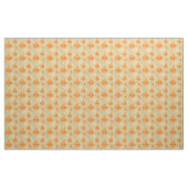 Tissu de feuille orange rustique (Yard)
