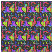 Tissu de fille de danse Pop Art (Échantillon)