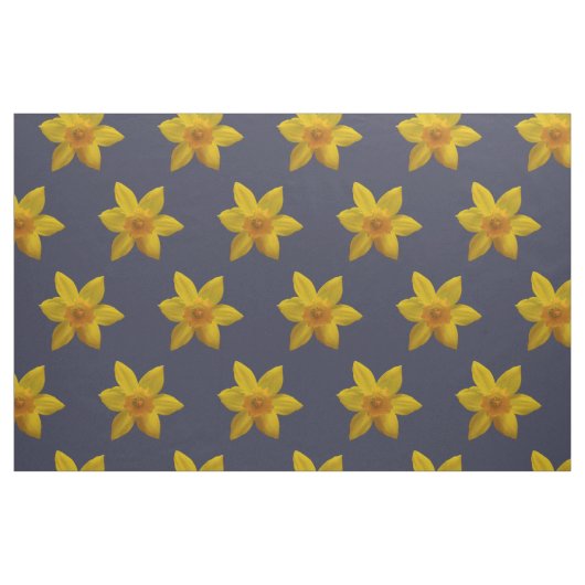 Tissu de fleur de jonquille (Fat Quarter)