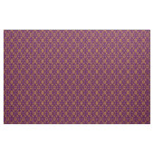 Tissu de Fleur de Lis Designer de pourpre royal (Yard)