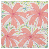 Tissu de fleur d'éclatement tropical (Échantillon)