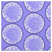 Tissu de fleur passion fleuri bleu périphérique (Échantillon)