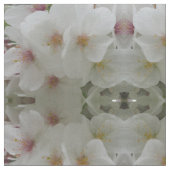 Tissu de fleurs blanches (Fermer)