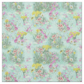 Tissu de Fleurs Classiques de Pré Rétro (Échantillon)