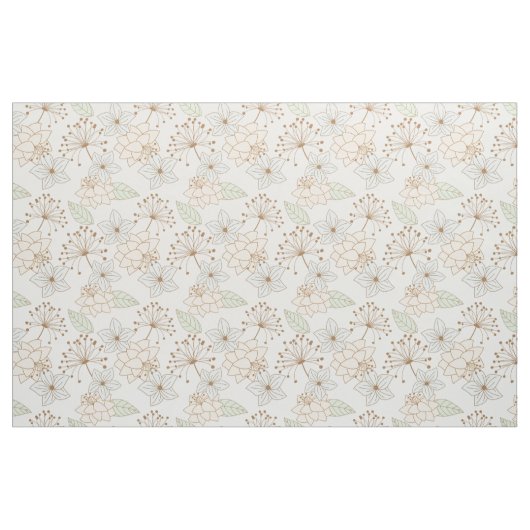 tissu de fleurs de printemps (Fat Quarter)
