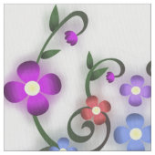 tissu de fleurs ornementales (fermé)