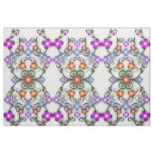 tissu de fleurs ornementales (Fat Quarter)