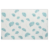 Tissu de fleurs turquoise mignonne (Fat Quarter)