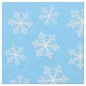 Tissu de flocon de neige bleu (Fermer)