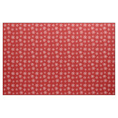 Tissu de flocon rouge (Yard)