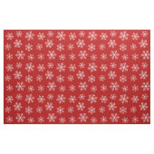 Tissu de flocon rouge (Fat Quarter)